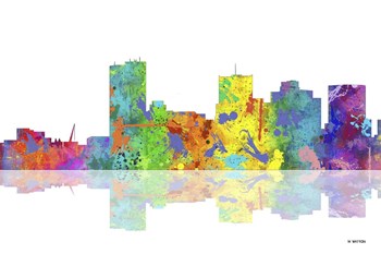 Phoenix Arizona Skyline 1 by Marlene Watson art print