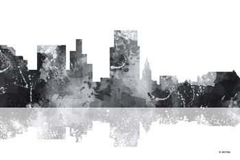 Boise Idaho Skyline BG 1 by Marlene Watson art print