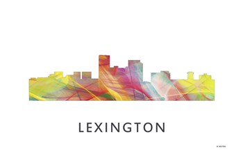 Lexington Kentucky Skyline by Marlene Watson art print