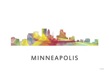 Minneapolis Minnesota by Marlene Watson art print