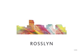 Rosslyn Virginia Skyline by Marlene Watson art print