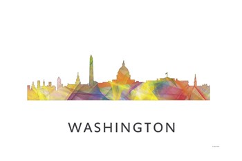 Washington DC Skyline by Marlene Watson art print