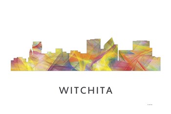 Witchita Kansas  Skyline by Marlene Watson art print
