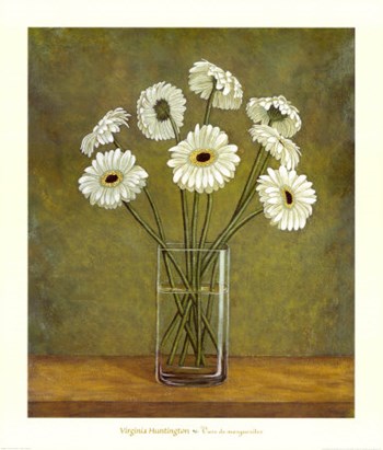 Vase de Marguerites by Virginia Huntington art print