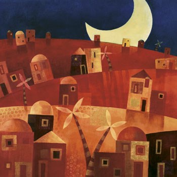 Happy Village II by Terry Walker art print