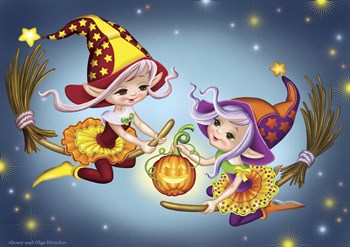 Two Friends by Olga and Alexey Drozdov art print