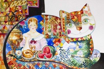 Russian by Oxana Zaika art print
