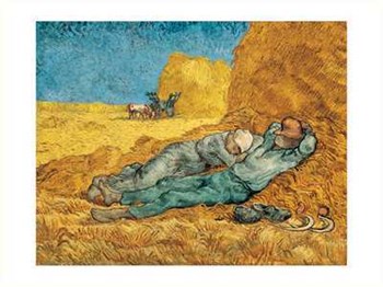 The Siesta, c.1889 by Vincent Van Gogh art print