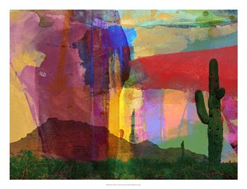 Mesa Abstract by Sisa Jasper art print