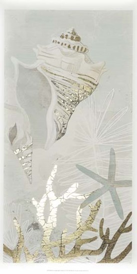 Golden Reef Panel I by June Erica Vess art print
