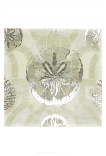Metallic Shell Tiles II by June Erica Vess art print