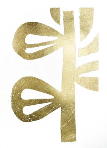 Gold Foil Symbiotic V by June Erica Vess art print