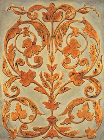 Ornamental Scroll I by P. Segovia art print