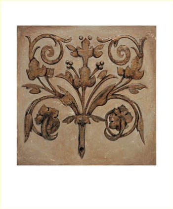 Decorative Scroll II by P. Segovia art print