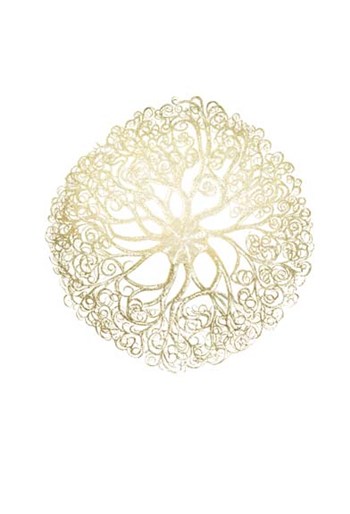 Gold Foil Ocean Gems I by Vision Studio art print