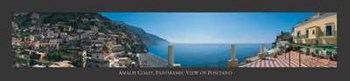 Amalfi Coast Panoramic View Positano by Emanuele Brambilla art print