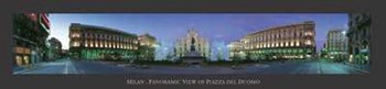 Italy Milan - Panoramic Piazza del Duomo by Marco Mandibola art print