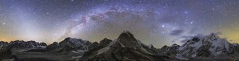 Panoramic view of Mt Everest by Jeff Dai/Stocktrek Images art print