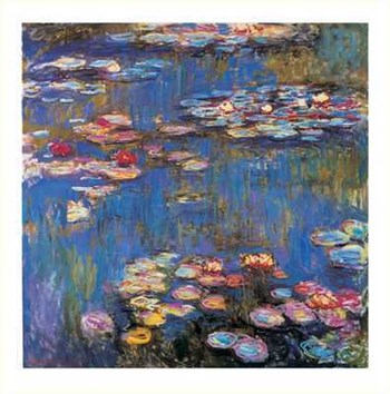 Waterlilies, c.1916 by Claude Monet art print