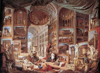 Vedute di Roma Antica by Giovanni Pannini art print