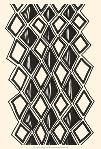 Mud Cloth Study III by Renee Stramel art print