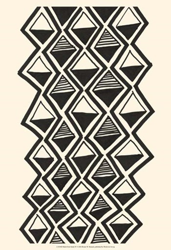 Mud Cloth Study IV by Renee Stramel art print