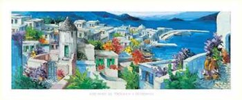 Mykonos by Antonio Di Viccaro art print