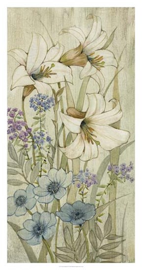 Lily Chinoiserie II by Timothy O&#39;Toole art print