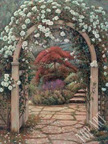 Archway to the Garden by Elizabeth Wright art print