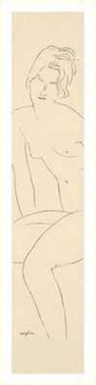 Nudo Seduto by Amedeo Modigliani art print