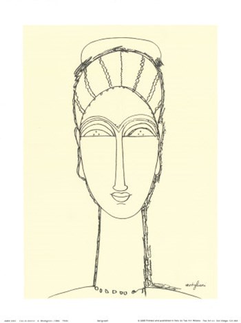 Viso di Donna by Amedeo Modigliani art print