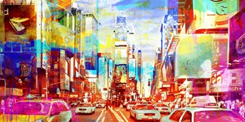 Times Square 2.0 by Eric Chestier art print