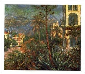 Villas a Bordighera by Claude Monet art print