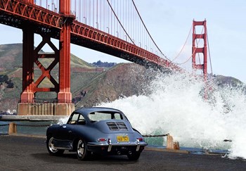 Under the Golden Gate Bridge, San Francisco by Gasoline Images art print