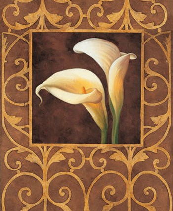 Ornamental Callas by Andres Gonzales art print