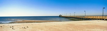 Pier in the sea, Biloxi, Mississippi by Panoramic Images art print