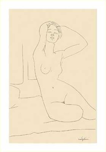 Nudo Seduto by Amedeo Modigliani art print