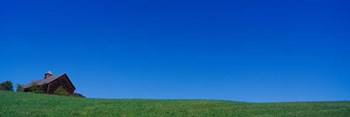 Barn on a landscape, New Hampshire by Panoramic Images art print