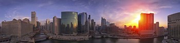 Chicago Skyline by Panoramic Images art print