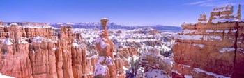 Snow Over Bryce Canyon, Utah by Panoramic Images art print