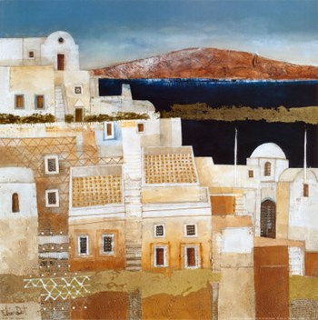 Oia by Fulvio Dot art print