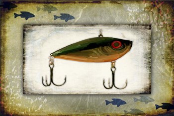Fishing - Bait Lure by LightBoxJournal art print