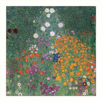 The Flowery Garden, c.1907 by Gustav Klimt art print