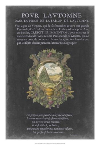 Vintage Bookplate II by Vision Studio art print