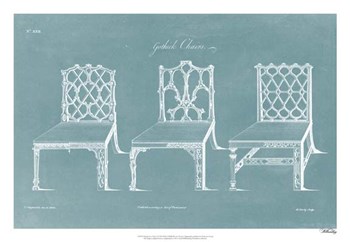 Design for a Chair II by Thomas Chippendale art print