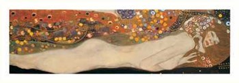 Water Serpents II, c.1907 by Gustav Klimt art print