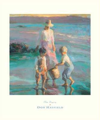 Clam Digging by Don Hatfield art print