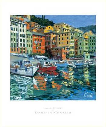 Lungomare di Camogli by Daniela Corallo art print