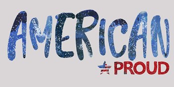 American Proud by Pamela J. Wingard art print