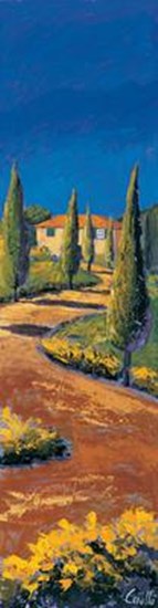 Casale Fra I Cipressi by Daniela Corallo art print